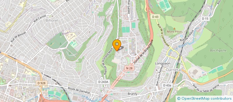 localisation de l'entreprise NORMANDIE FACADE  ROUEN