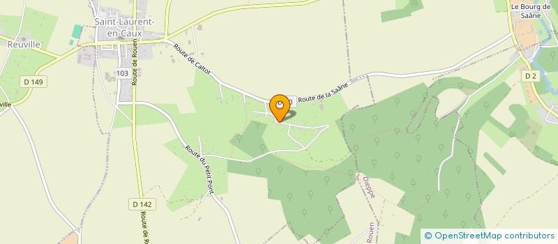 localisation de l'entreprise NORMANDIE FINISSEUR  SAINT-LAURENT-EN-CAUX