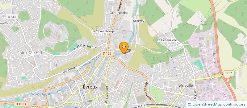 localisation de l'entreprise NORMANDIE FLUIDES à EVREUX