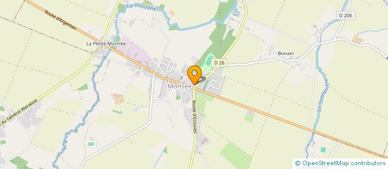 localisation de l'entreprise NORMANDIE FM HOLDING à MORTREE