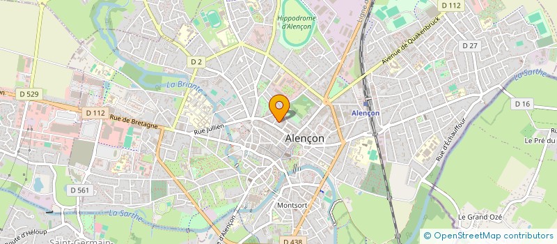 localisation de l'entreprise NORMANDIE FOLIES à ALENCON
