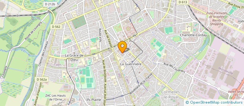 localisation de l'entreprise NORMANDIE FUITE DETECTION à CAEN