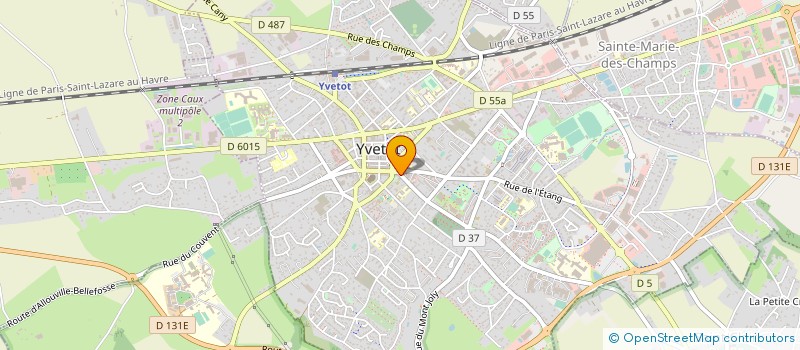 localisation de l'entreprise NORMANDIE HOCKEY  YVETOT