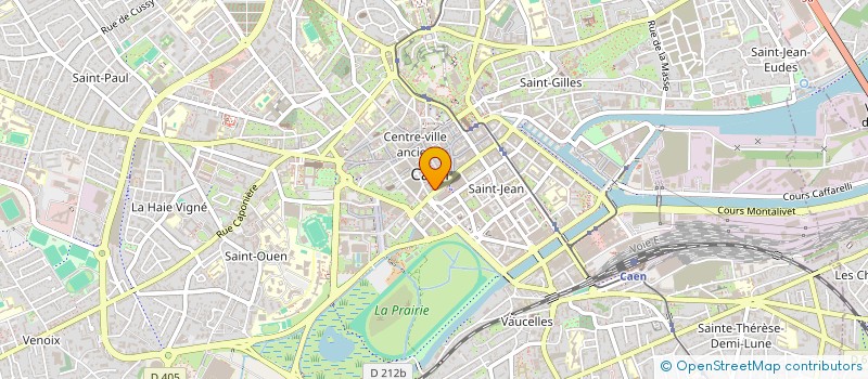 localisation de l'entreprise NORMANDIE IMMOBILIER à CAEN