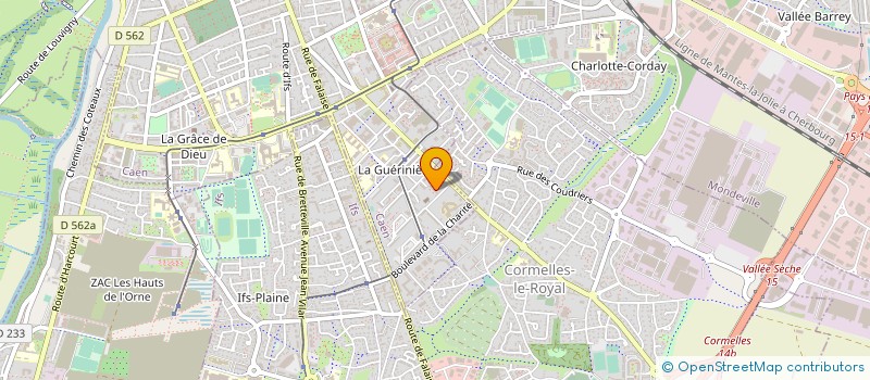 localisation de l'entreprise NORMANDIE IMPORT-EXPORT  MONDEVILLE