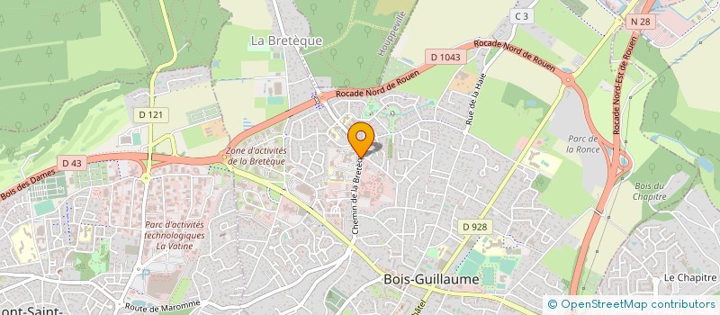 localisation de l'entreprise NORMANDIE LGSF à BOIS-GUILLAUME