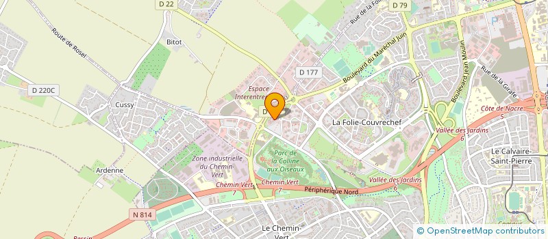 localisation de l'entreprise NORMANDIE LIVRE & LECTURE à CAEN