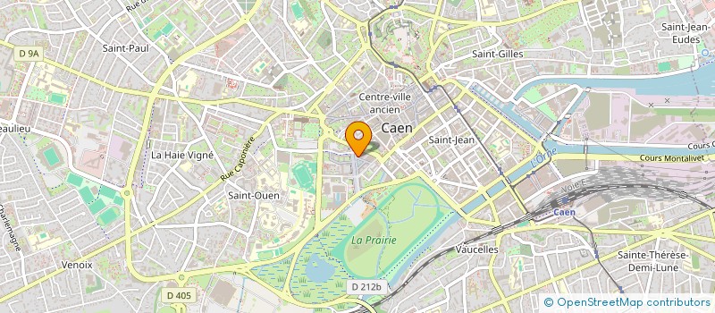 localisation de l'entreprise NORMANDIE LOCATION à CAEN