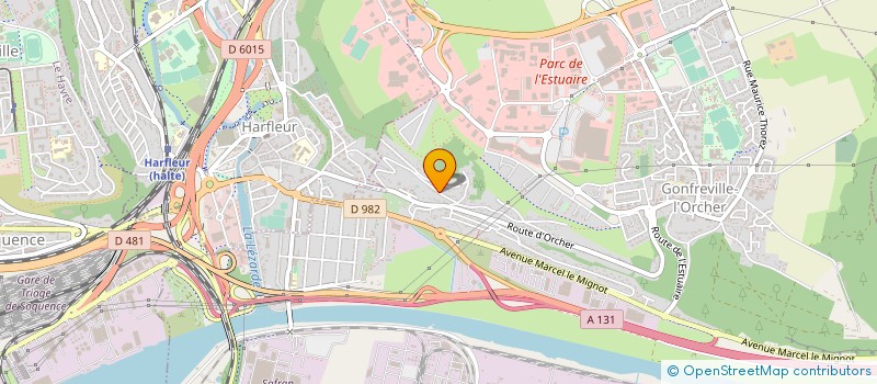 localisation de l'entreprise NORMANDIE LOCAVION à GONFREVILLE L ORCHER