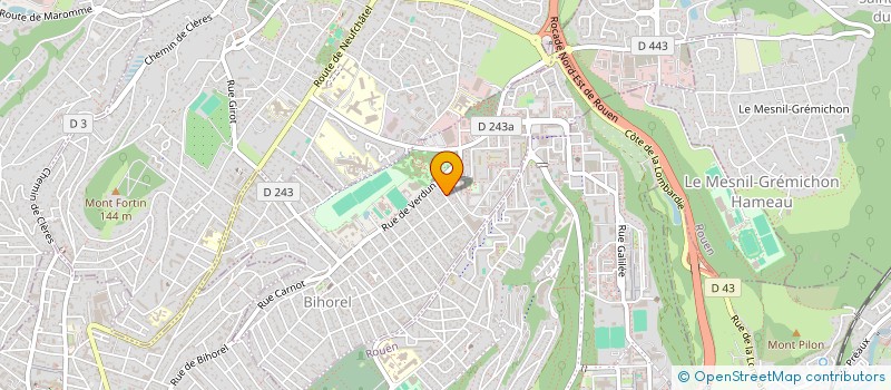 localisation de l'entreprise NORMANDIE MAINTENANCE SERVICES INFORMA  BIHOREL