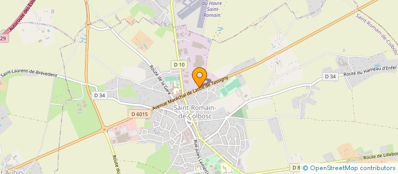 localisation de l'entreprise NORMANDIE MAISONS INDIVIDUELLES à SAINT-ROMAIN-DE-COLBOSC