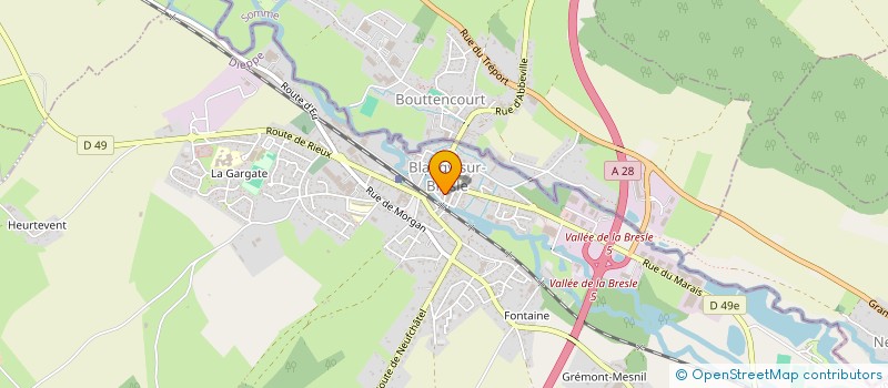 localisation de l'entreprise NORMANDIE MAISONS INDIVIDUELLES - LES MAISONS DU VAL DE BRESLE  SAINT-ROMAIN-DE-COLBOSC