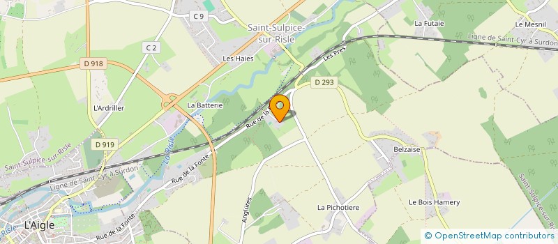 localisation de l'entreprise NORMANDIE MOBILITE ELECTRIQUE à SAINT-SULPICE-SUR-RISLE