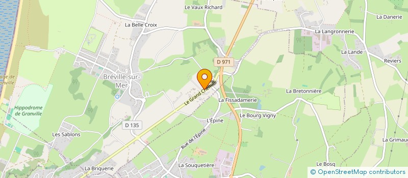 localisation de l'entreprise NORMANDIE MONTGOLFIERE à BREVILLE-SUR-MER