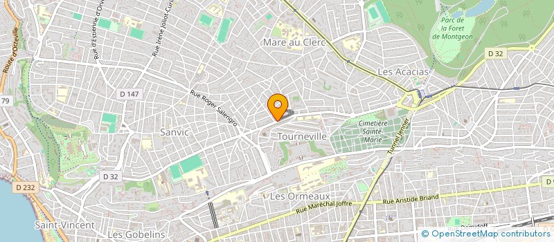 localisation de l'entreprise NORMANDIE PAYSAGE à LE HAVRE