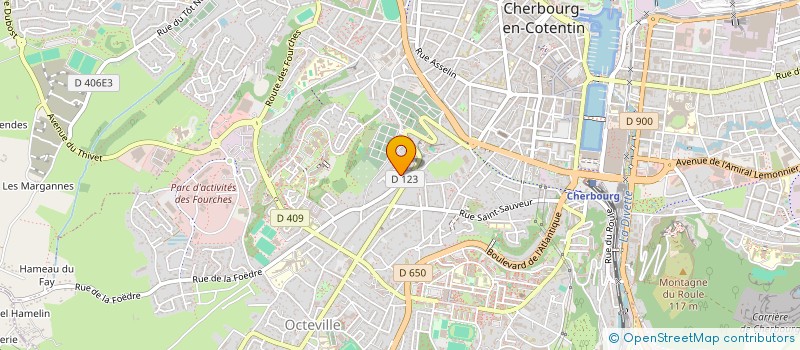 localisation de l'entreprise NORMANDIE PRESTIGES  CHERBOURG-EN-COTENTIN