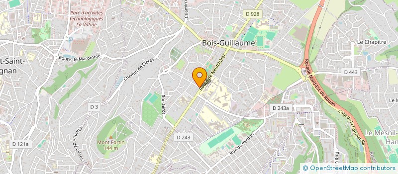 localisation de l'entreprise NORMANDIE PROMOTION  BOIS-GUILLAUME