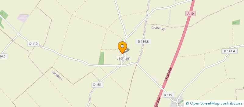 localisation de l'entreprise NORMANDIE QUALITE SERVICE INTERIM à LETHUIN