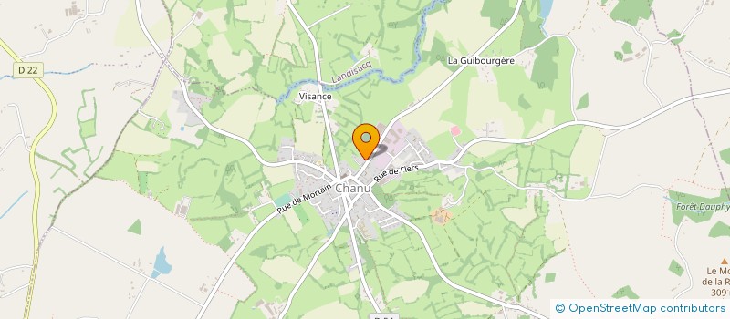 localisation de l'entreprise NORMANDIE RAPIDE SA à CHANU