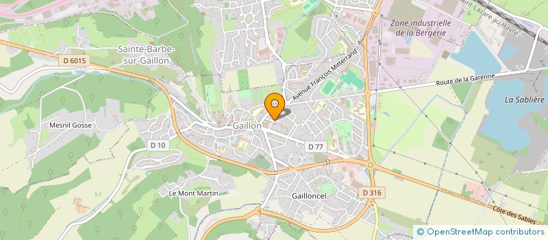 localisation de l'entreprise NORMANDIE SABLAGE à LE VAL D'HAZEY