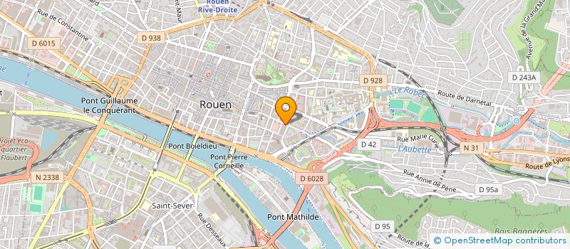 localisation de l'entreprise NORMANDIE SEINE INCUBATION à ROUEN