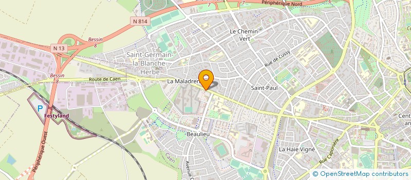 localisation de l'entreprise NORMANDIE SEP à CAEN