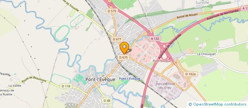 localisation de l'entreprise NORMANDIE SERVICE à PONT L'EVEQUE