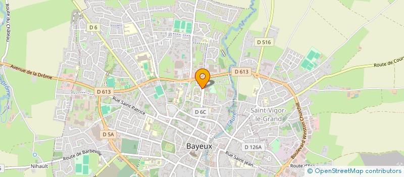 localisation de l'entreprise NORMANDIE SERVICE BUREAU à BAYEUX
