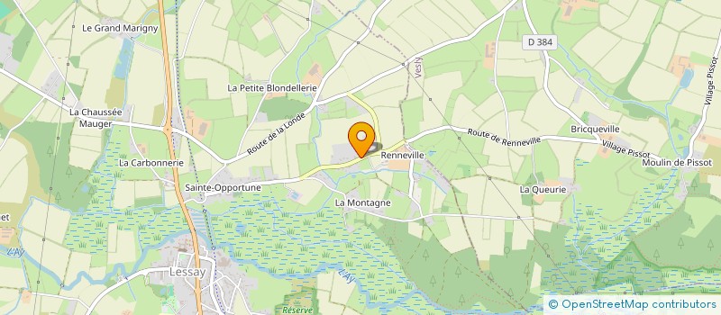 localisation de l'entreprise NORMANDIE SERVICES ET INCENDIE  LESSAY