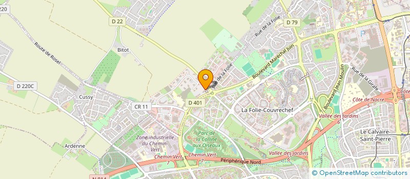 localisation de l'entreprise NORMANDIE SITES  SAINT-CONTEST