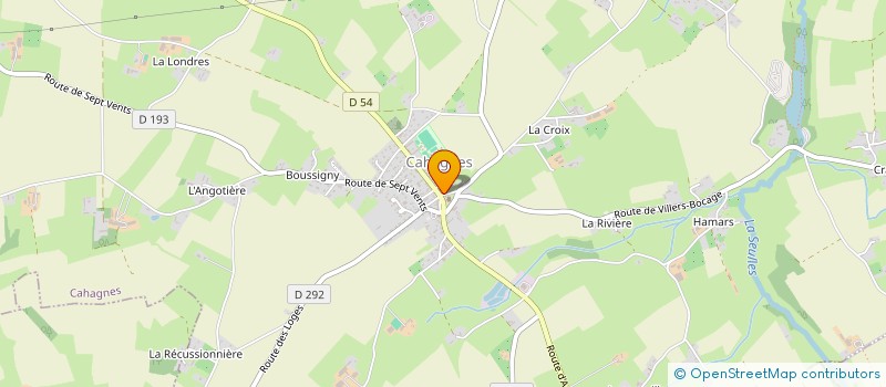 localisation de l'entreprise NORMANDIE SPECTACLE LAURIC  CAHAGNES