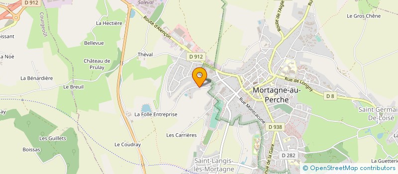 localisation de l'entreprise NORMANDIE STABULATION à SAINT-HILAIRE-LE-CHATEL