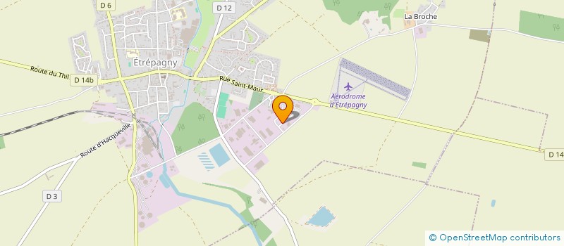 localisation de l'entreprise NORMANDIE STRUCTURES  ETREPAGNY