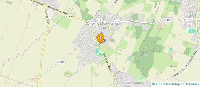 localisation de l'entreprise NORMANDIE SURPLUS EQUIPEMENT OUTILLAGE à COLLEVILLE-MONTGOMERY