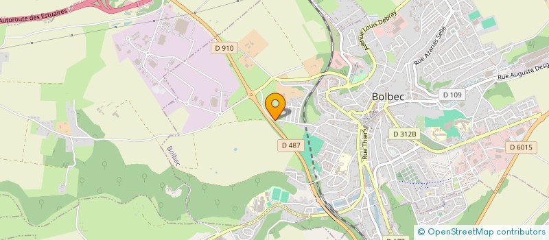 localisation de l'entreprise NORMANDIE TAXIS ACADEMY à BOLBEC