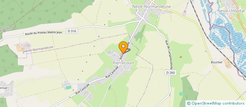 localisation de l'entreprise NORMANDIE TEXTILES  PIERRECOURT