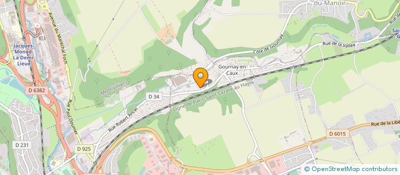 localisation de l'entreprise NORMANDIE THERMIE CONTROLES à GONFREVILLE L ORCHER