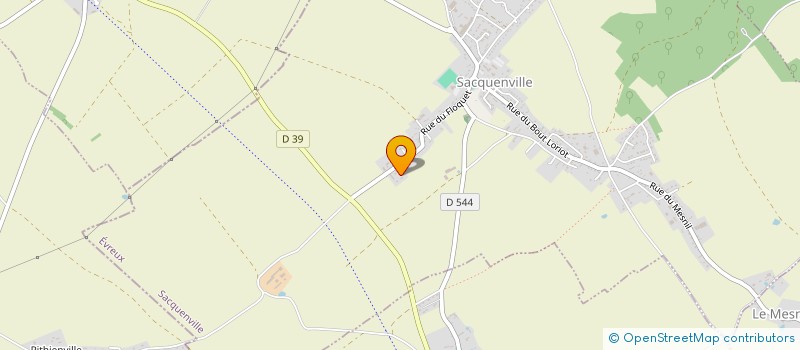 localisation de l'entreprise NORMANDIE TIR LA RAPEE  SACQUENVILLE