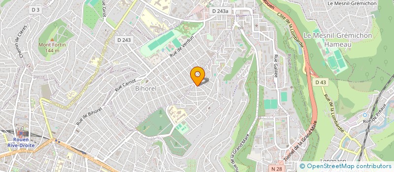 localisation de l'entreprise NORMANDIE TOITURE  ROUEN