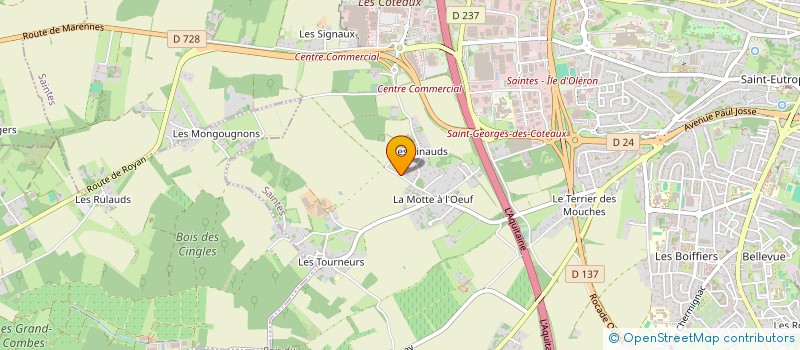 localisation de l'entreprise NORMANDIE TOPO à SAINTES