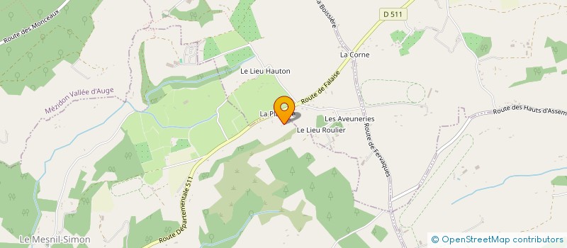 localisation de l'entreprise NORMANDIE TRANSMISSION à LE MESNIL-SIMON