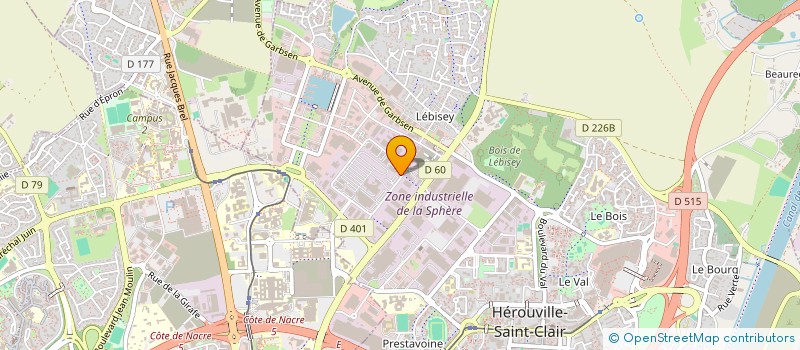 localisation de l'entreprise NORMANDIE TRANSPORTS AUTOMOBILES à HEROUVILLE-SAINT-CLAIR
