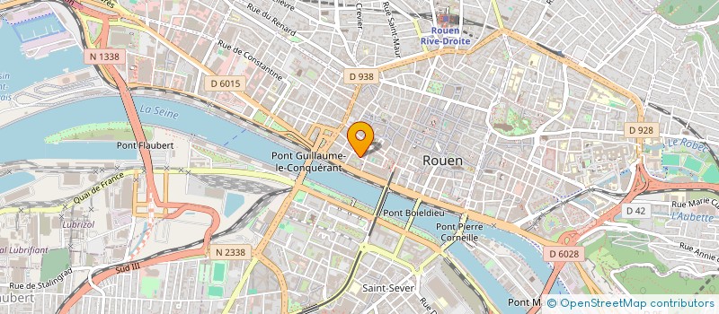 localisation de l'entreprise NORMANDIE TRAVAUX à ROUEN