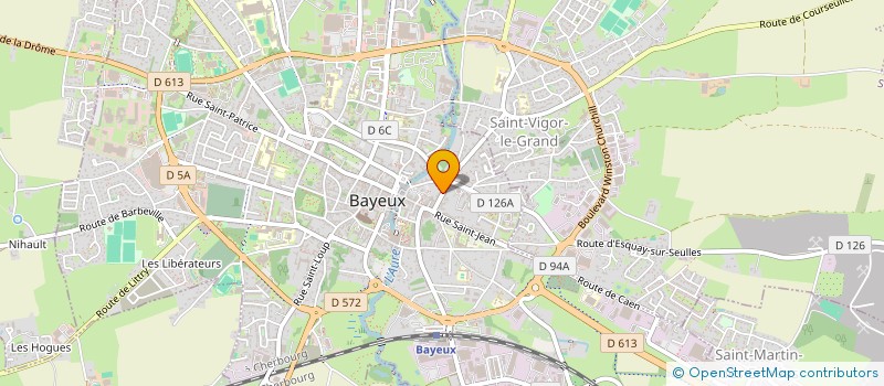 localisation de l'entreprise NORMANDIE WINE CLUB  BAYEUX