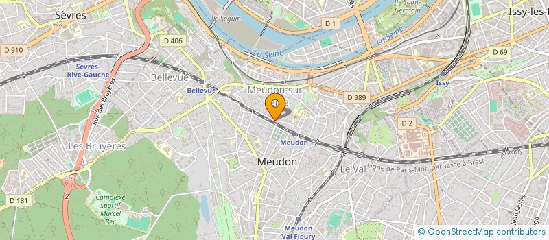 localisation de l'entreprise NORMANDIETREC à MEUDON