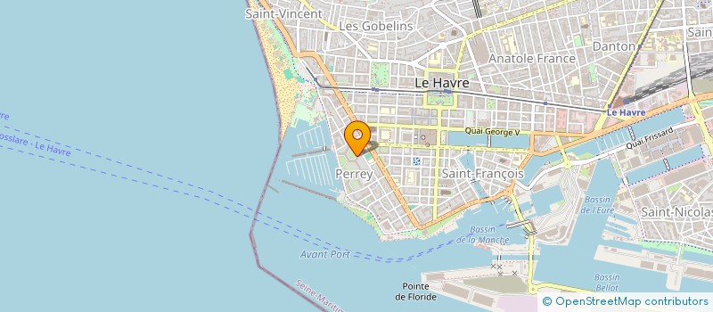 localisation de l'entreprise NORMANDINE à LE HAVRE