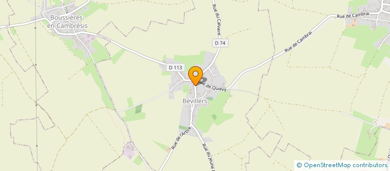 localisation de l'entreprise NORMANDIS à BEVILLERS