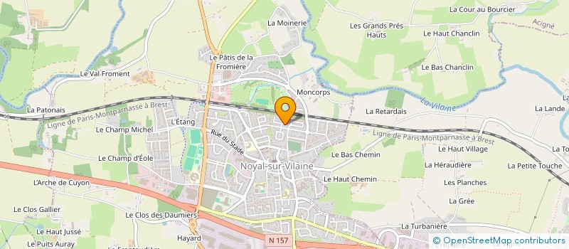 localisation de l'entreprise NORMANDIS  NOYAL-SUR-VILAINE