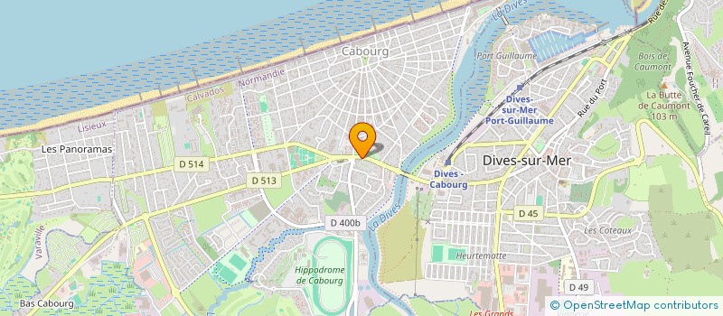 localisation de l'entreprise NORMANDISE à CABOURG