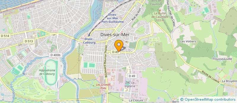 localisation de l'entreprise NORMANDIVES à DIVES-SUR-MER